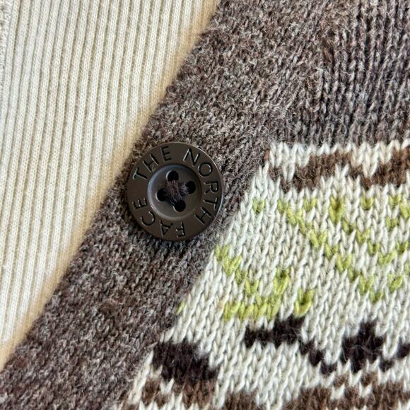 The North Face Mock Henley Women’s Large Brown Wool Blend Knit Sweater - Picture 11 of 14